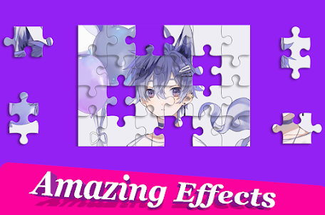 Puzzle Anime Cat Boy Wallpaper