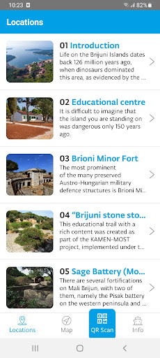 Mali Brijun Guide Screen 2