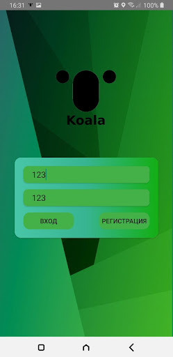 Android application Koala screenshort