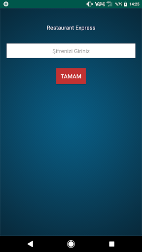 Android application Restaurant Express screenshort