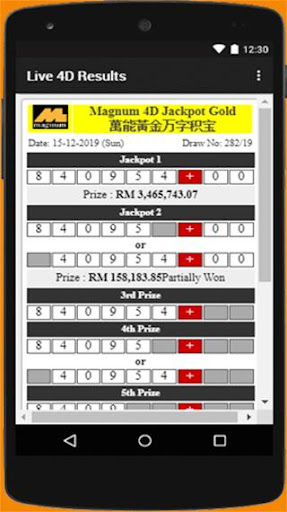 Live 4d Results By Ninawaustudio Google Play United States Searchman App Data Information
