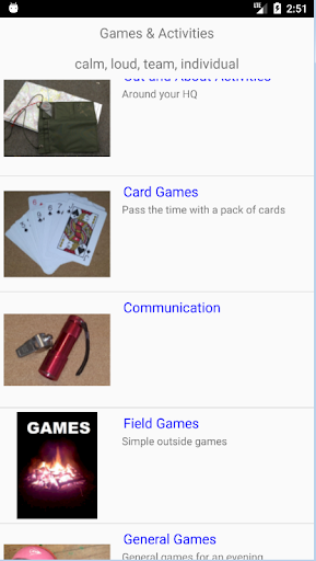 Scouting Games Screen 3