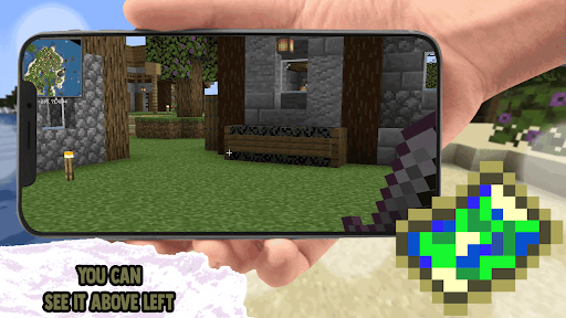 Android application Minimap Mod Addons for MCPE screenshort