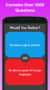 Would You Rather Choose? - Party Game  screenshots 1
