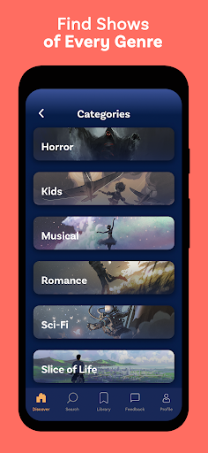 Apollo Fiction Podcasts Screen 2