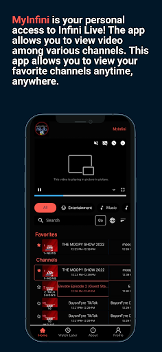 MyInfini Screen 2