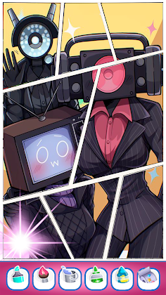 TV Woman Skibd Toilet Coloring - Screenshot 4