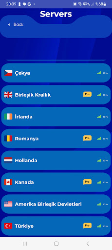 Thor Turbo VPN Screen 3
