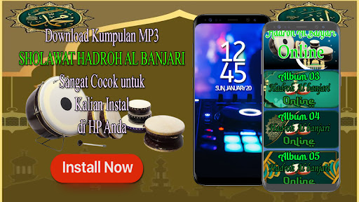 Android application Sholawat Modern Mp3 Offline screenshort
