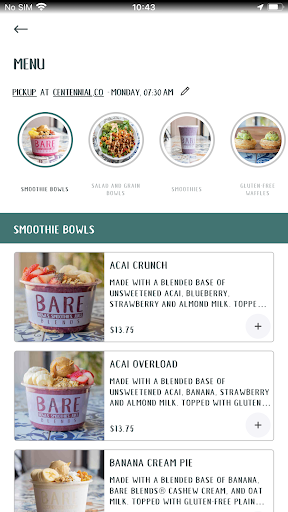 BARE Blends Screen 3