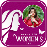 Women's Day Photo Frame icon