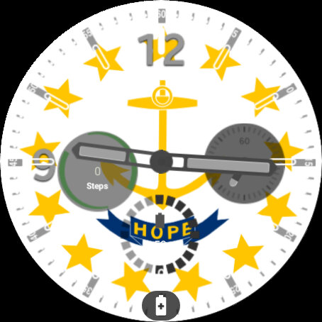 Rhode Island Flag Watchface - 1.0.0 - (Android)