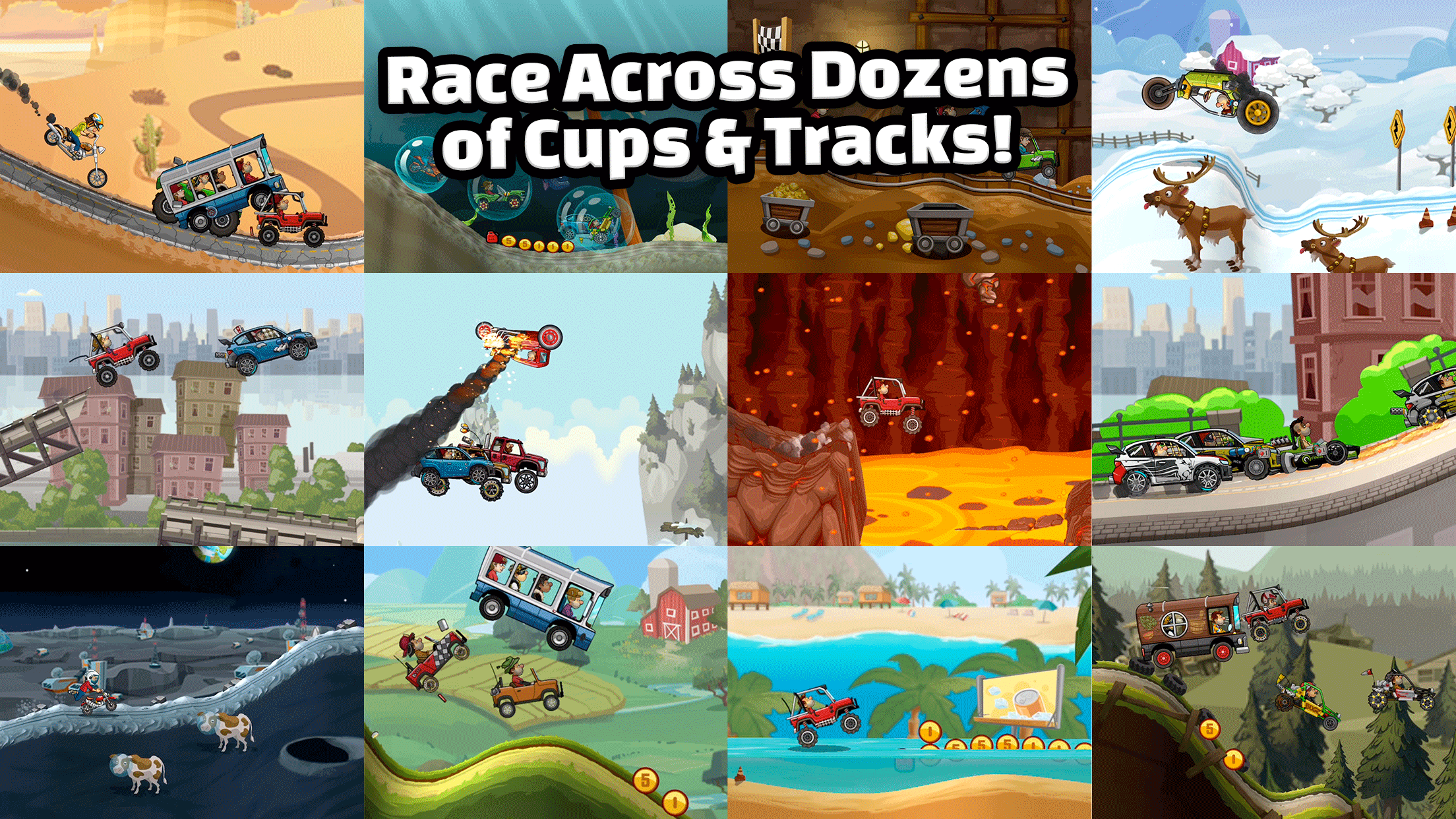 Hill Climb Racing 2 MOD APK (Unlimited Coins/ Diamonds) APK for Android Free  Download - Android4Fun