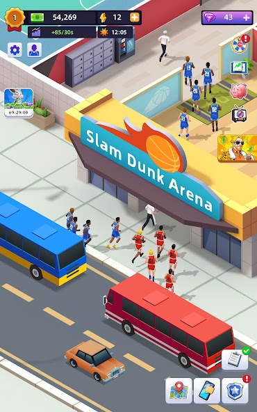 Idle Basketball Arena Tycoon 1.3.4 APK + Мод (Unlimited money) за Android