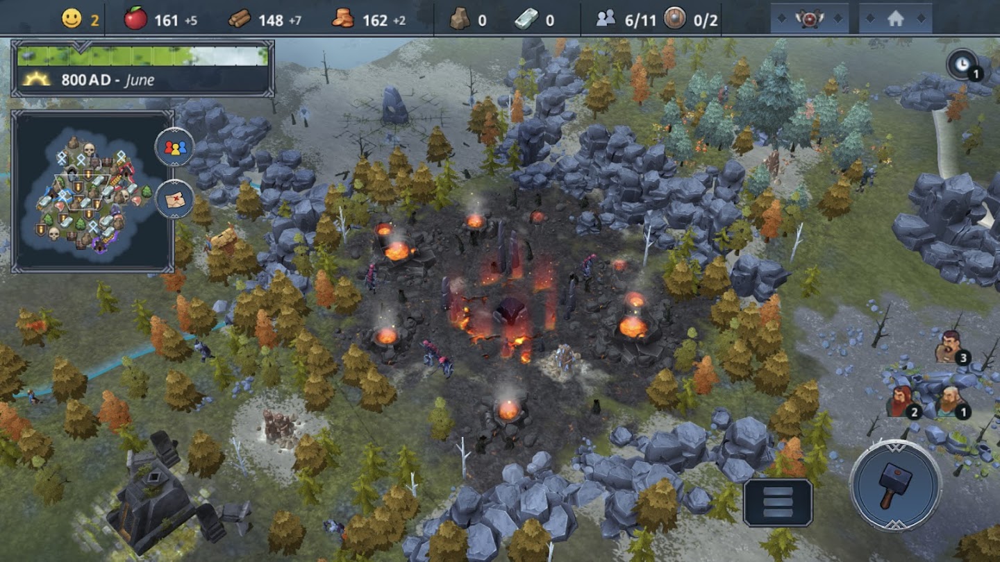 Northgard (everything is open)