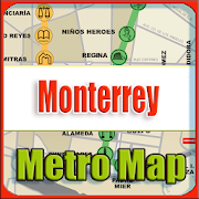 Monterrey Metro Map Offline
