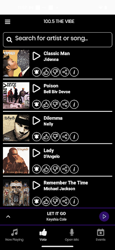 100.5 The Vibe Screen 3