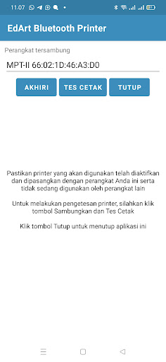 EdArt Bluetooth Printer