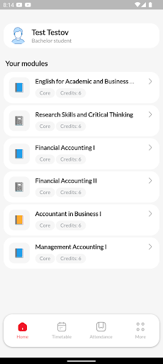 Android application ISFT LMS screenshort