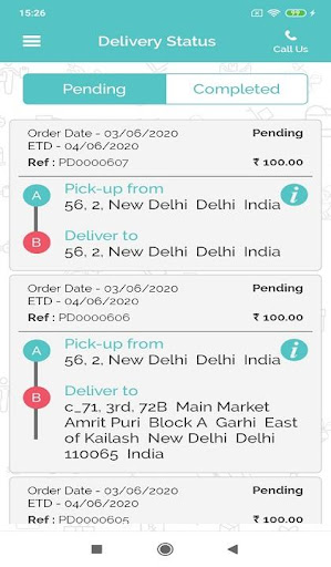 Pikndel - Pickup  Delivery Service