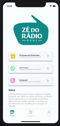 Android application Ze do Radio - Fidelidade screenshort