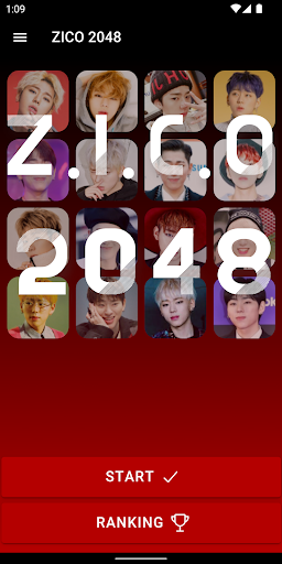 Android application ZICO 2048 Game screenshort