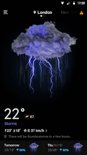 Живая погода и точный радар - WeaSce Screenshot