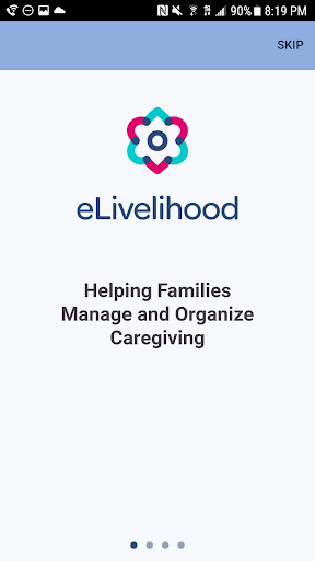 Android application eLivelihood - Family screenshort