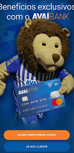 Android application Avaí Bank screenshort