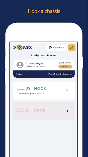 Portx Equipment Tracker Screen 2