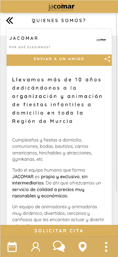 Jacomar Eventos Screen 3