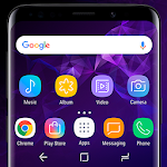 Cover Image of Download Galaxy S9 purple Theme  APK
