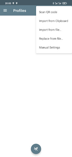 Shadowsocks client Screen 2