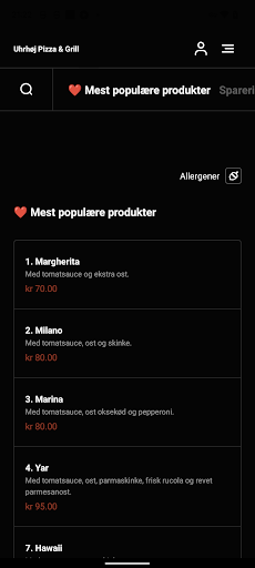 Uhrhøj Pizza & Grill Screen 3