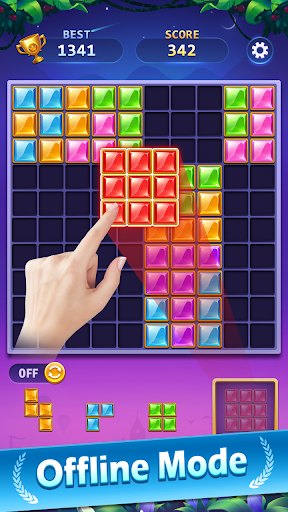 BlockPuz Jewel-Free Classic Block Puzzle Game