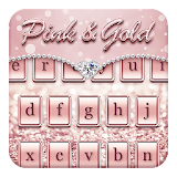 Pink & Gold Keyboard Theme icon