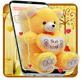 Yellow Teddy Bear Launcher Theme icon