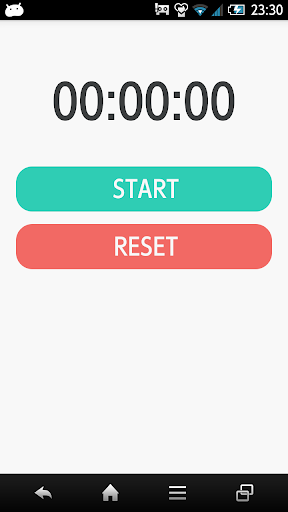 Android application STimer- Simple and Disappear- screenshort