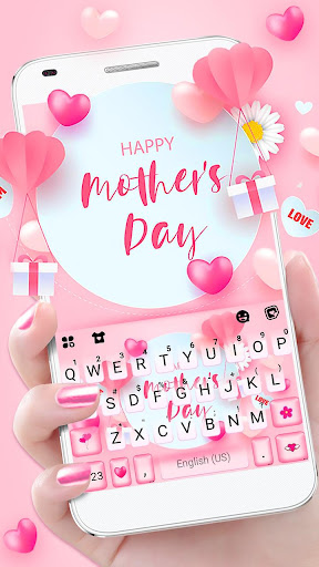 Android application Happy Mothers Day Keyboard The screenshort