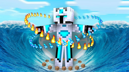 Frost Diamond Skin For MCPE