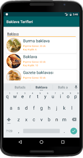 İnternetsiz Baklava Tarifleri Screenshot 4 - AppWisp.com
