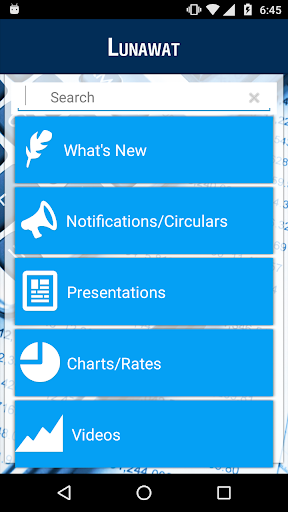 Android application Lunawat screenshort