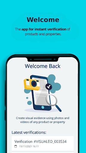 Android application Visualeo screenshort