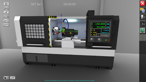 Android application CNC Simulator screenshort
