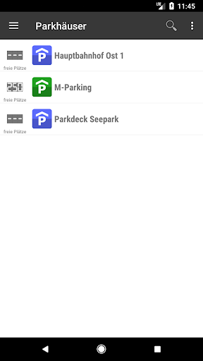 Android application Goldbeck Parking screenshort