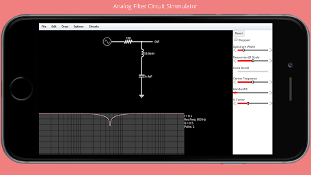 Analog Filter Circuit Simmulator