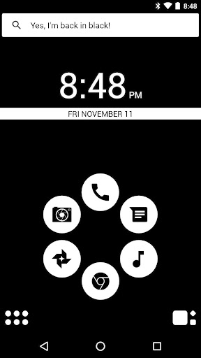 Android application Basic Black Theme for Smart La screenshort