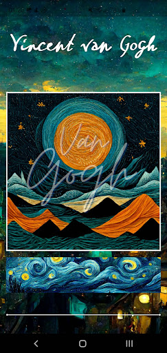 Android application Van Gogh Wallpapers 4k screenshort