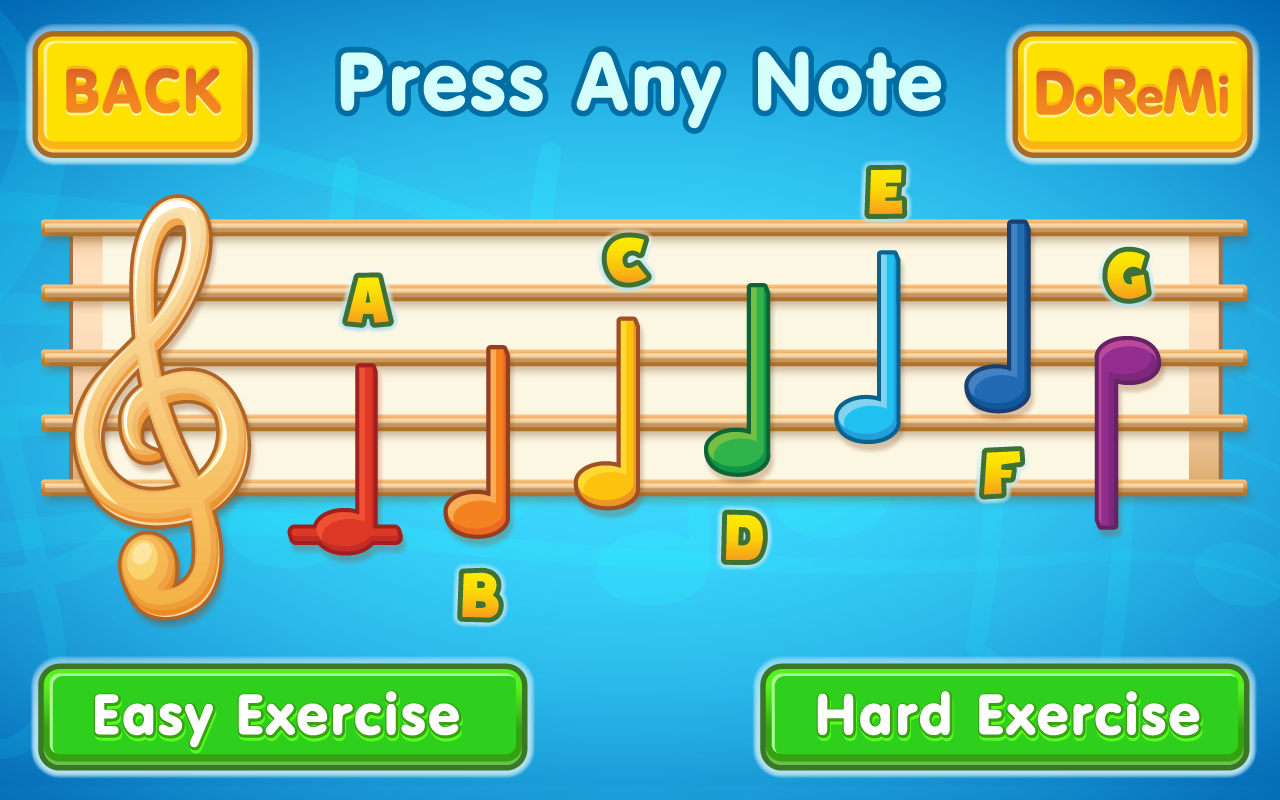 Android application Kids Learn about Music screenshort