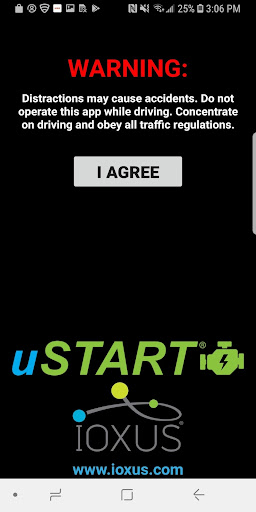 Android application uSTART ® screenshort